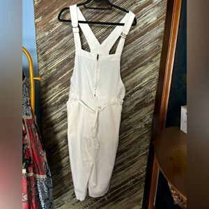 Free People wide leg cropped jumpsuit